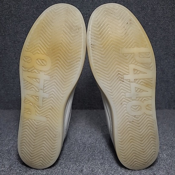 P448 John Low Top Sneakers Metallic Silver White Women's EU 40/ US 9.5 -10 - Picture 13 of 16